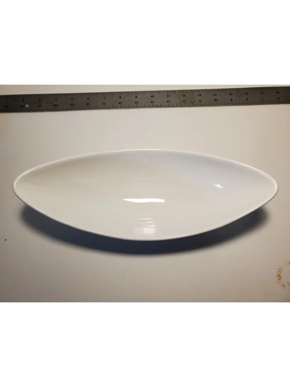 White Ceramic Dish, Great Shape 11 Inches Long by 4.5 Inches Wide by 3 Inches Ta